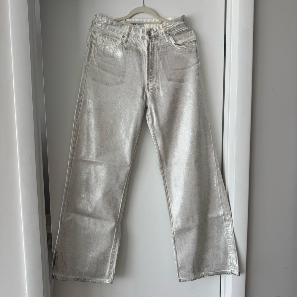 Zara Silver Jeans